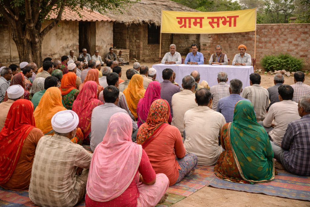 सरकारी आदेश बेअसर, ग्राम सभा में नहीं दिखे जिम्मेदार अधिकारी
