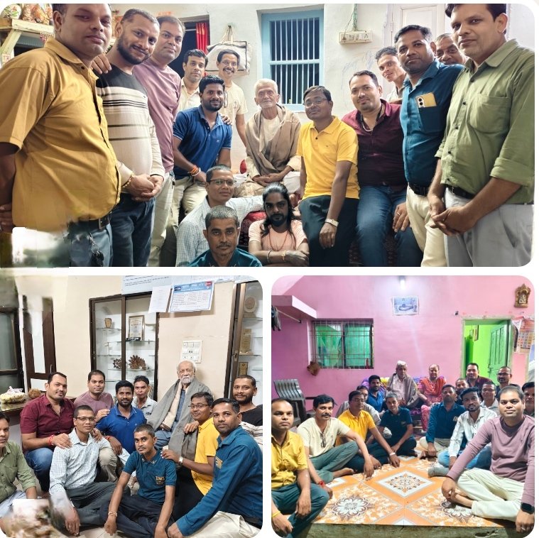 शिक्षक दिवस पर पूर्व छात्रों ने सेवानिवृत्त गुरुओं के घर पहुंचकर किया उन्हें सम्मान