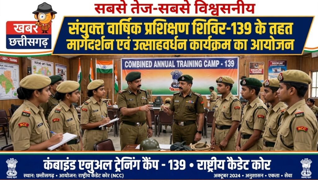 संयुक्त वार्षिक प्रशिक्षण शिविर-139 के तहत मार्गदर्शन एवं उत्साहवर्धन कार्यक्रम का आयोजन